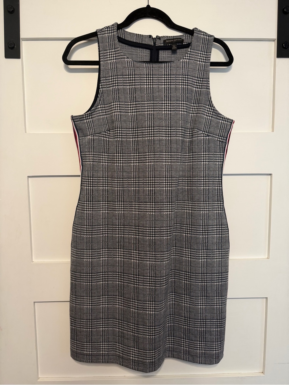 Banana Republic Plaid Shift Dress Size 10 Petite
